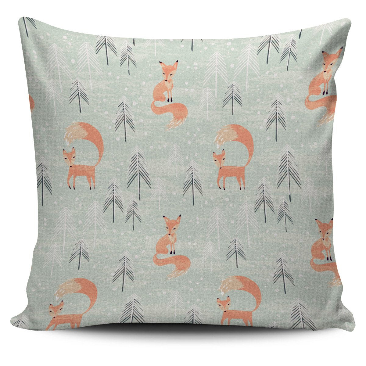 Christmas Fox Pillow Cover Set