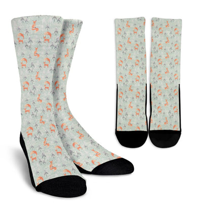 Christmas Fox Socks (3 Variant)