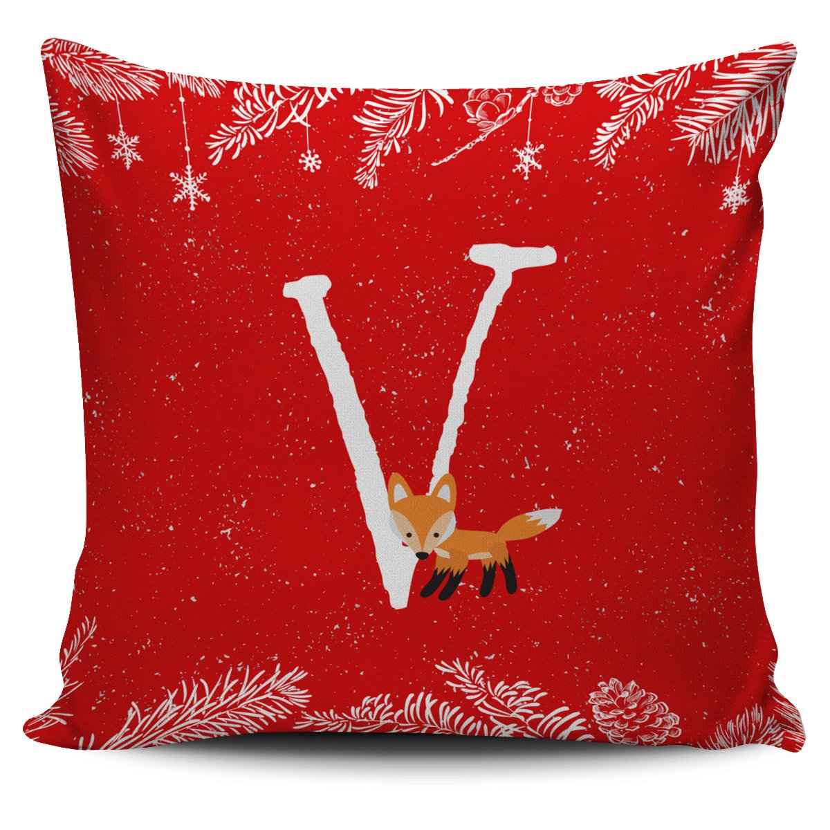 Little Fox Christmas Pillow Set