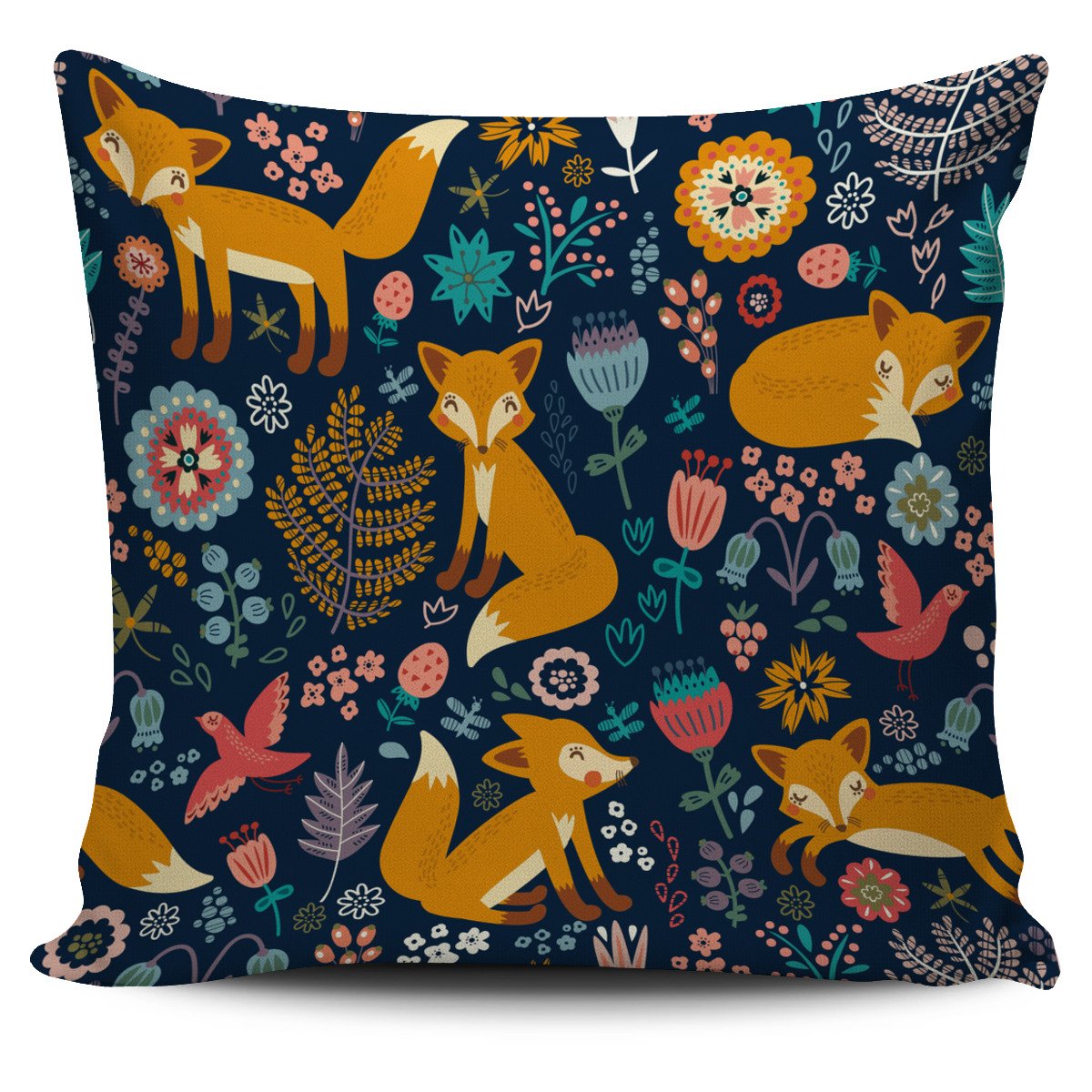 Christmas Fox Pillow Cover Set