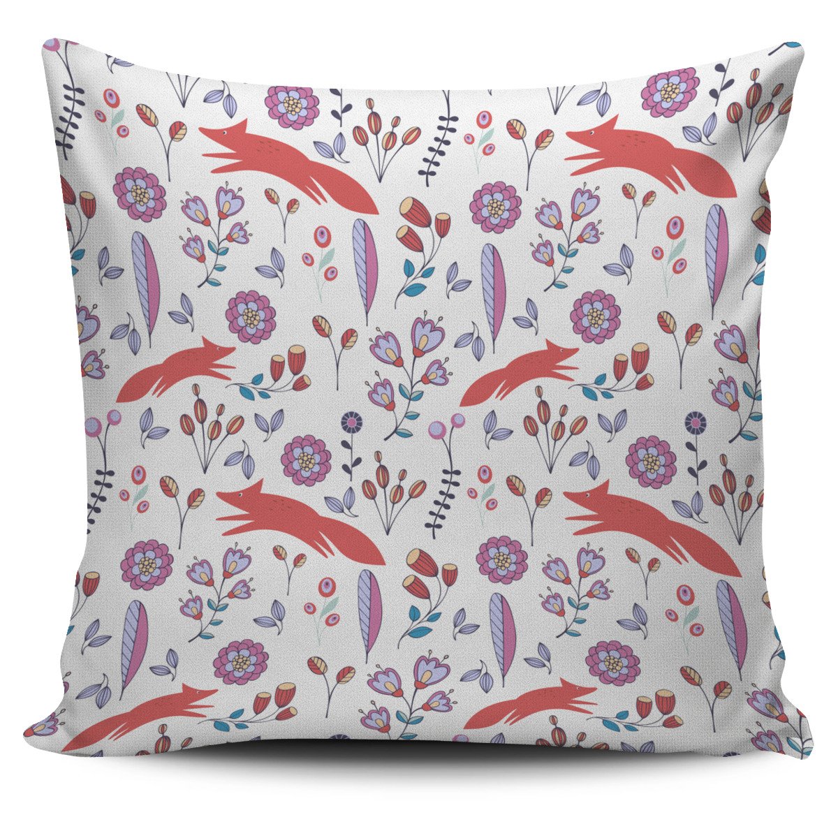Christmas Fox Pillow Cover Set