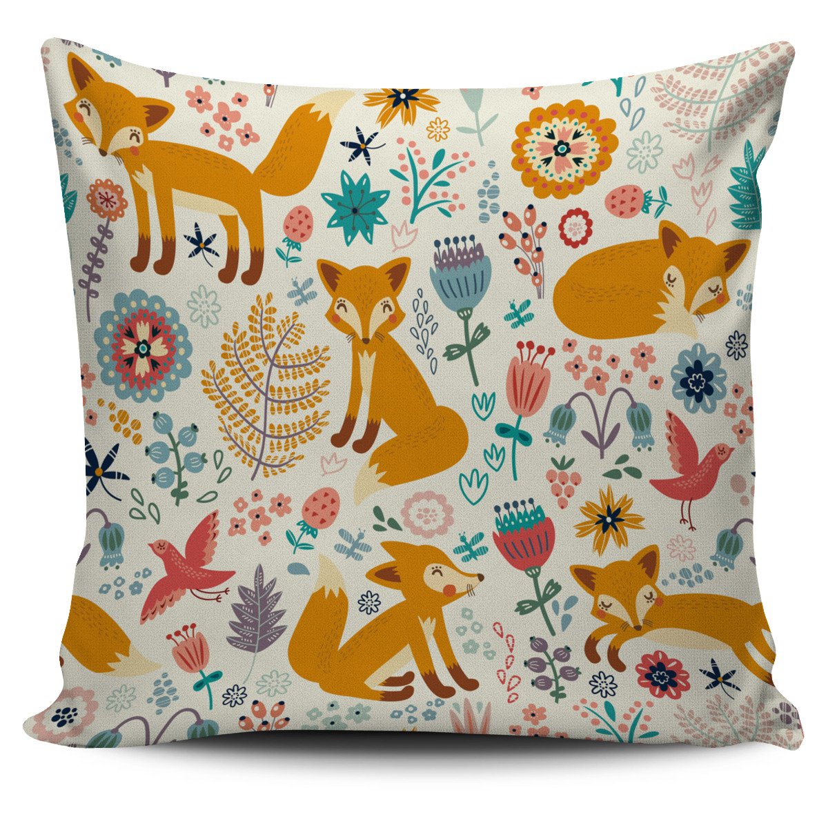 Happy Fox Light Pillow