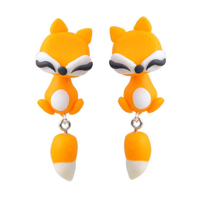 Handmade Fox Earrings