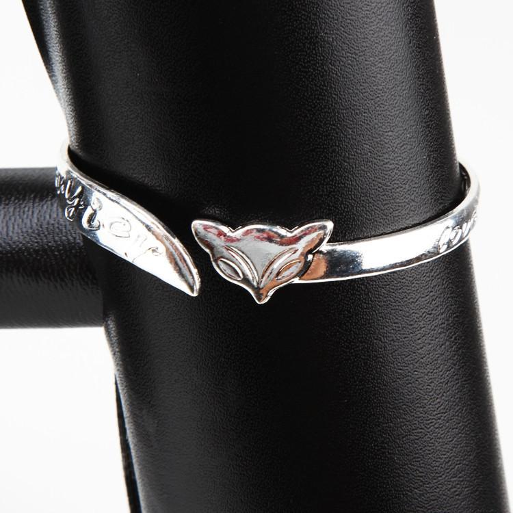Lovely Silver Plated Fox Bracelet