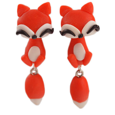 Handmade Fox Earrings