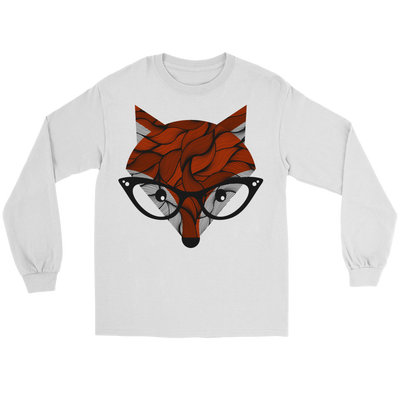 Nerdy Fox Shirts - Variants: Sweatshirt, Long Sleeve Shirt and T-Shirt