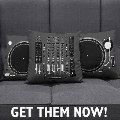 Spinmurai Dj Mixer and Turntable Pillow Cases