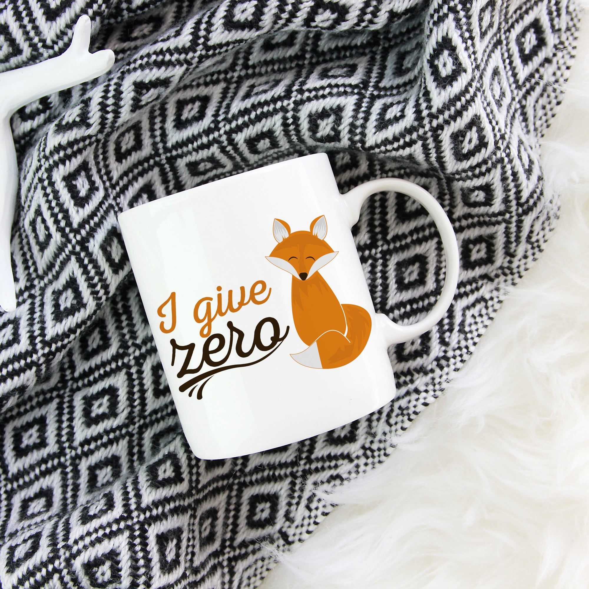 I Give Zero Fox Mug