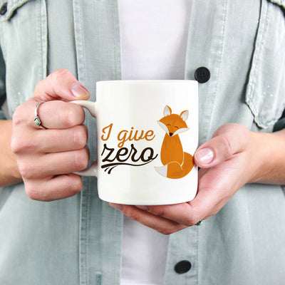 I Give Zero Fox Mug