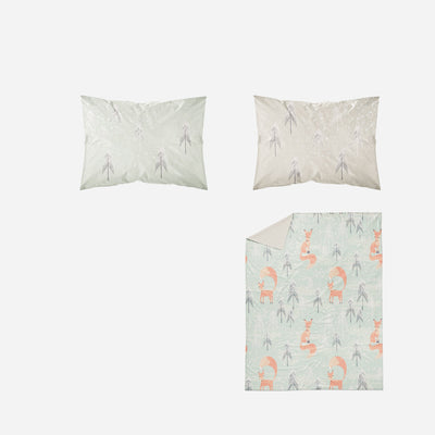 Christmas Fox Bedding Set