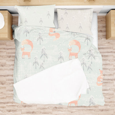 Christmas Fox Bedding Set