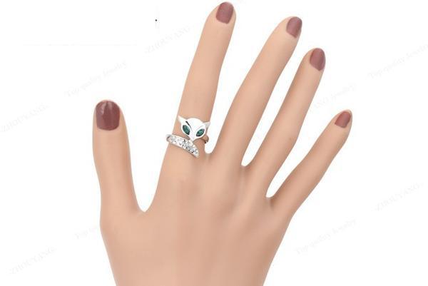 Austrian Crystals Fox Ring