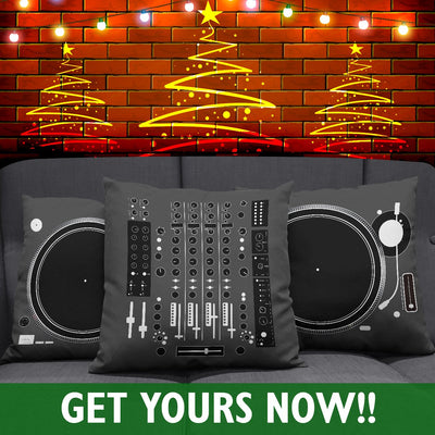 Spinmurai Dj Mixer and Turntable Pillow Cases