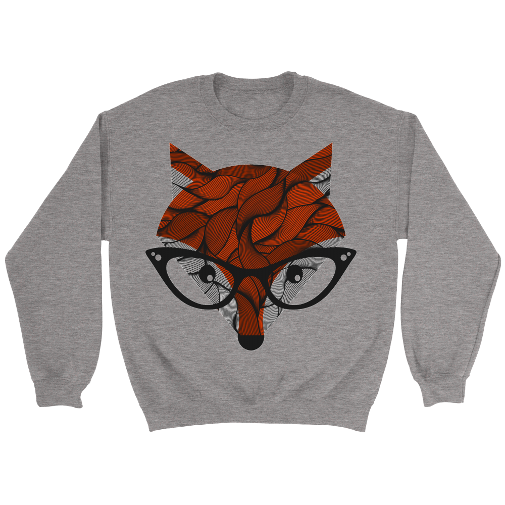 Nerdy Fox Shirts - Variants: Sweatshirt, Long Sleeve Shirt and T-Shirt