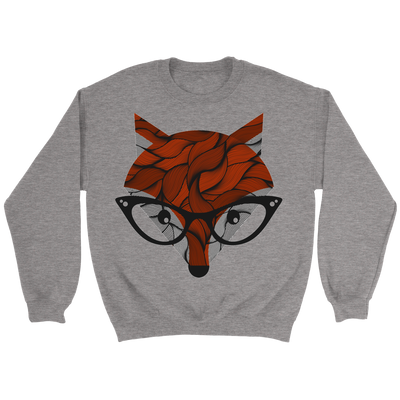 Nerdy Fox Shirts - Variants: Sweatshirt, Long Sleeve Shirt and T-Shirt